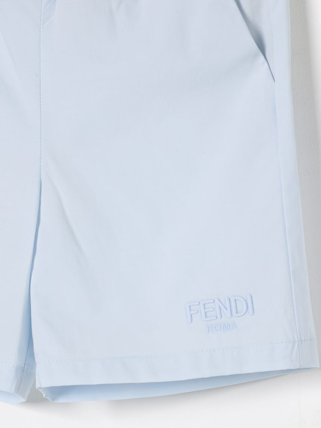 FENDI KURZE HOSE: Hose kinder Fendi, Blau - Img 3