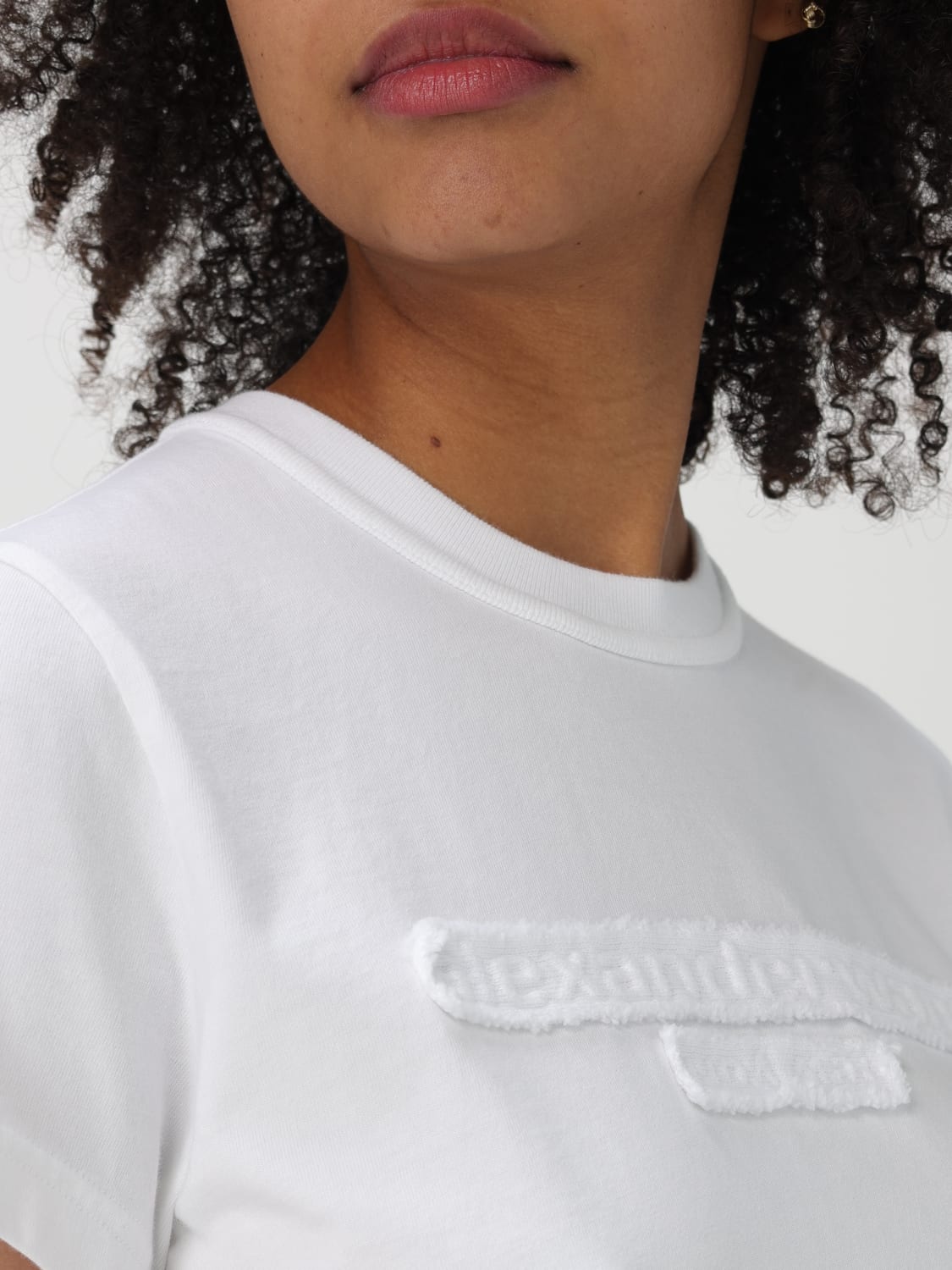Tシャツ・カットソー ALEXANDER WANG Woman T-Shirt White 1CC1251991 100 ALEXANDER WANG：Tシャツ レディース - ホワイト | GIGLIO.COM