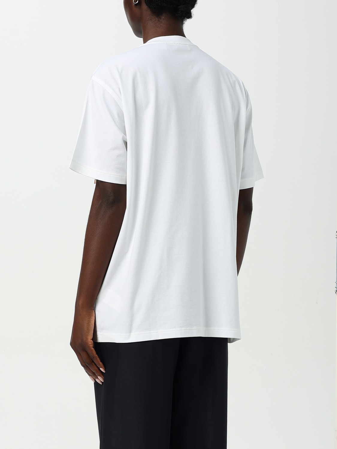 Tシャツ・カットソー BURBERRY Women Tunic Tops 8103971 WHITE BURBERRY: T-shirt woman - White | Burberry t-shirt 8103971