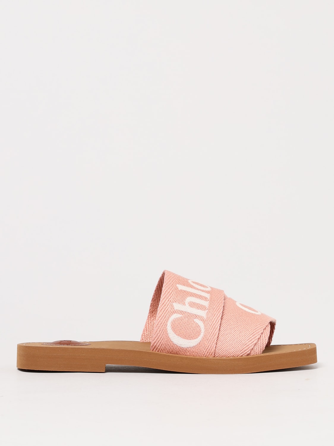 シューズ・サンダルその他 CHLOE Woman Flat sandals Pink CHC23U188EF 6K5 CHLOÉ: Shoes woman - Pink | Chloé flat sandals CHC23U188EF