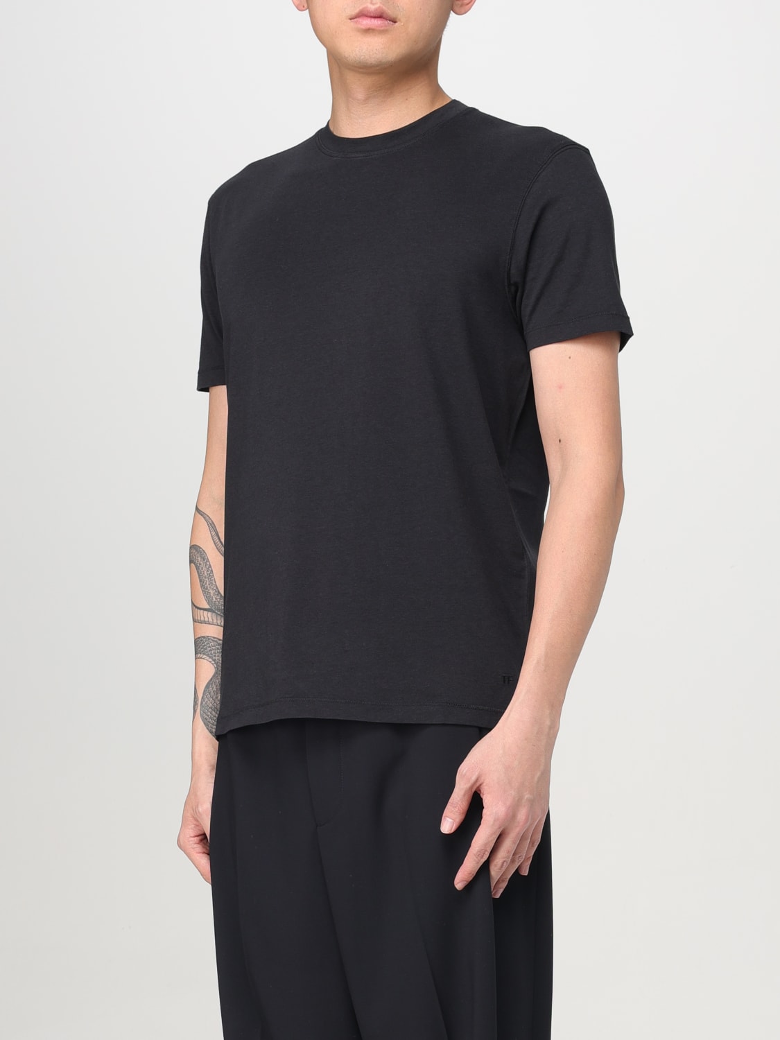 TOM FORD CAMISETA: Camiseta hombre Tom Ford, Negro - Img 3