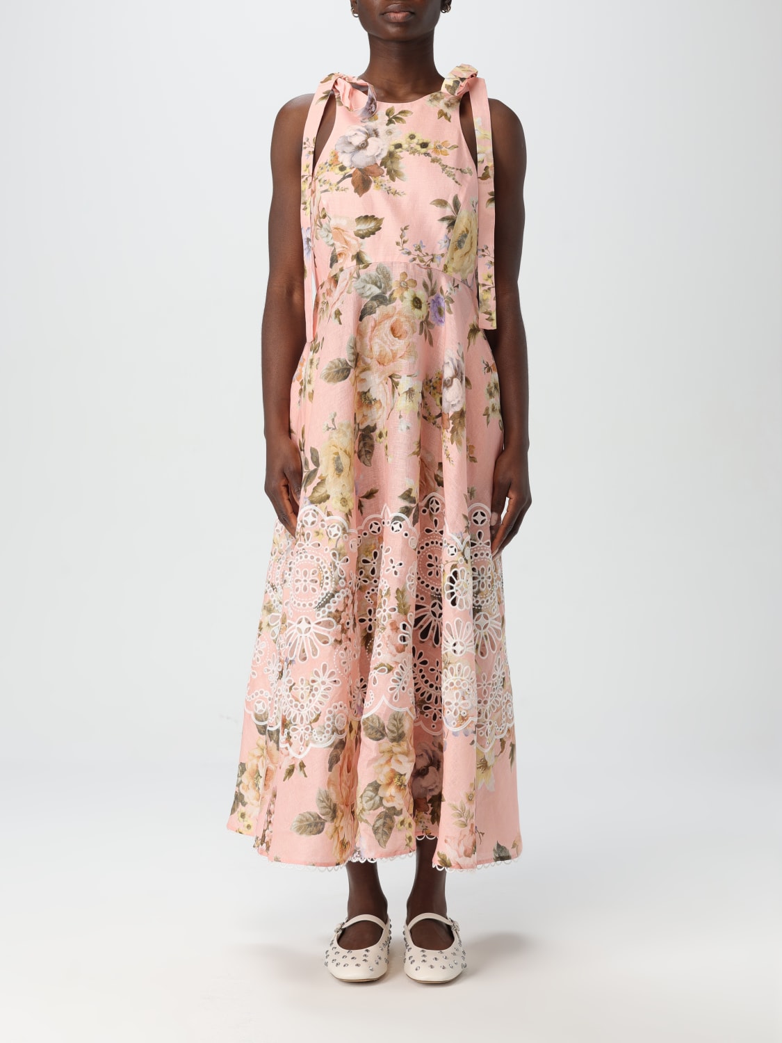ワンピース ZIMMERMANN Woman Dress Pink 1736DRS252 PIF ZIMMERMANN: Dress woman - Pink | Zimmermann dress 1736DRS252