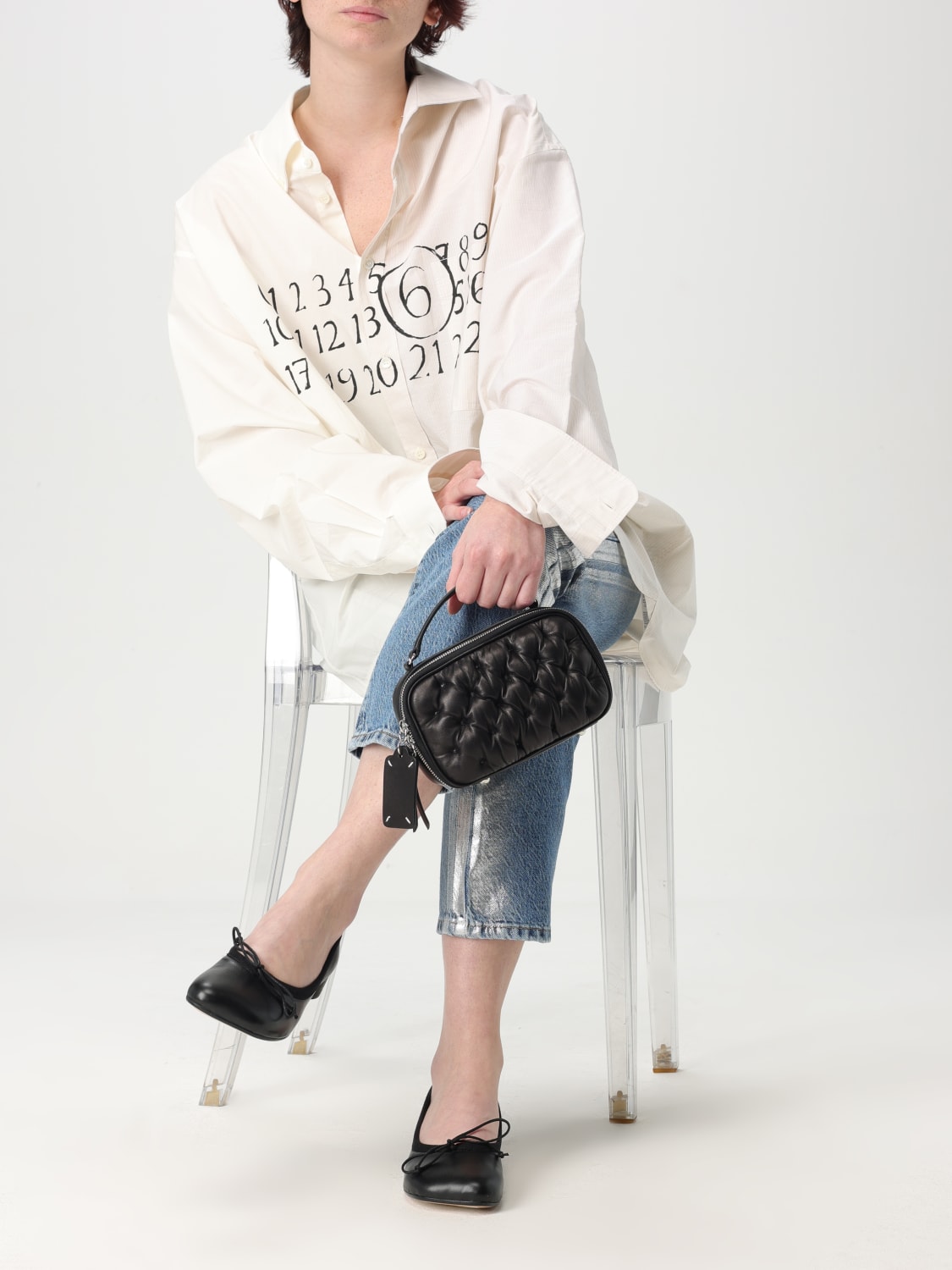 トートバッグ MAISON MARGIELA Women Shoulder Bags SB1WB0008 P6434T8013 Bla Maison Margiela Shoulder Bag | Men's Bags | Vitkac