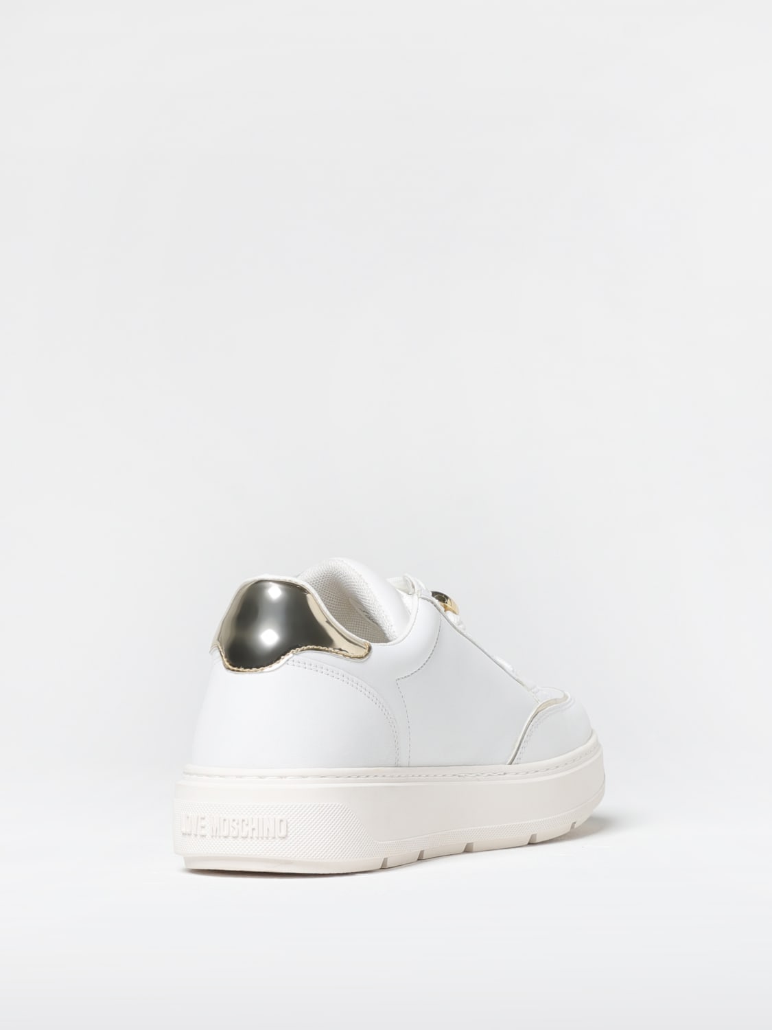 LOVE MOSCHINO: Sneakers woman - White | Love Moschino