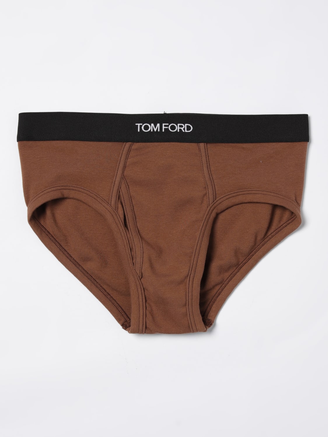 TOM FORD INTIMO: Slip Tom Ford in cotone stretch , Beige - Img 1