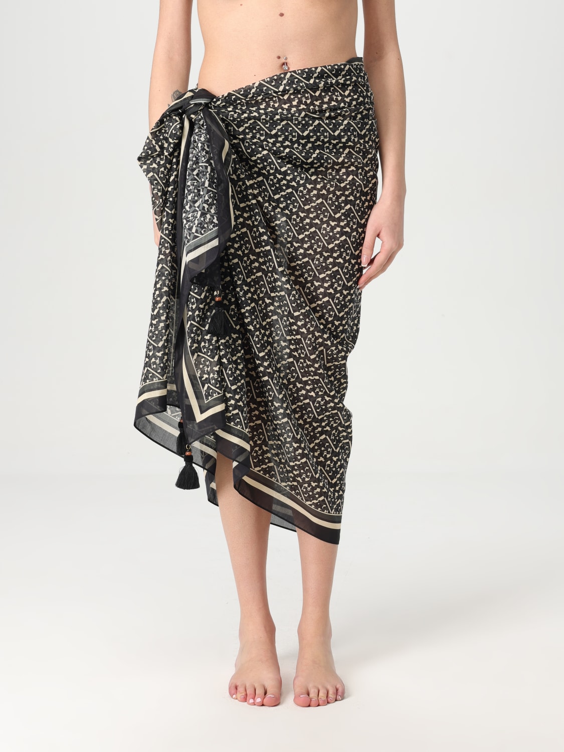 TORY BURCH: Dress woman - Black | Tory Burch swimsuit 151758