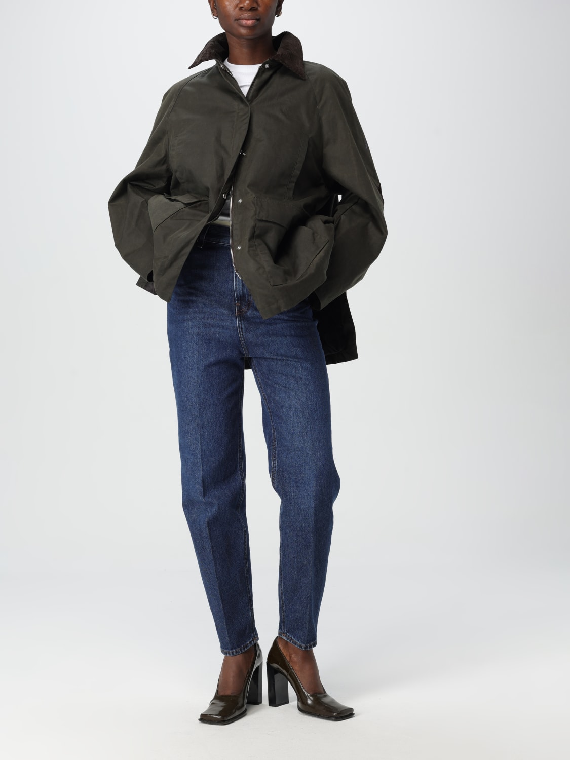 ジャケット TOTEME Woman Jacket Green 244WRO4722FB0320 032 TOTEME: Jacket woman - Green | Toteme jacket