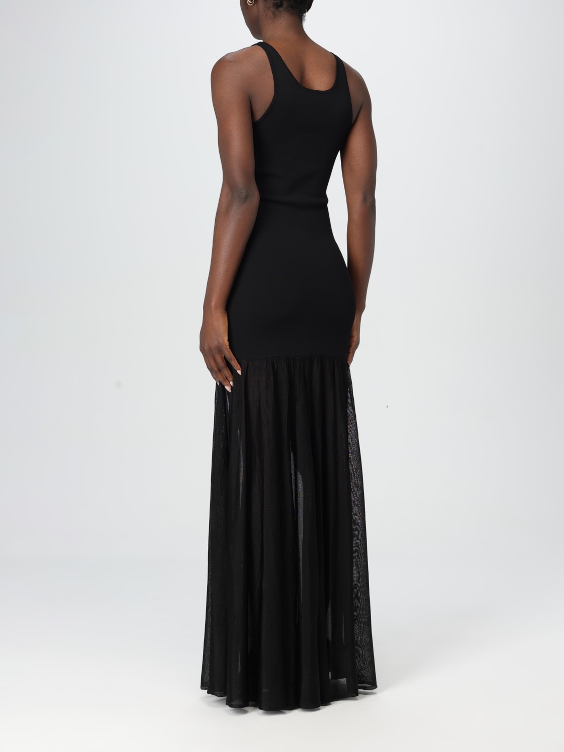 ワンピース toteme DRESS (251WRD0180YA0138 001) TOTEME: Dress woman - Black | Toteme dress 251WRD0180YA0138