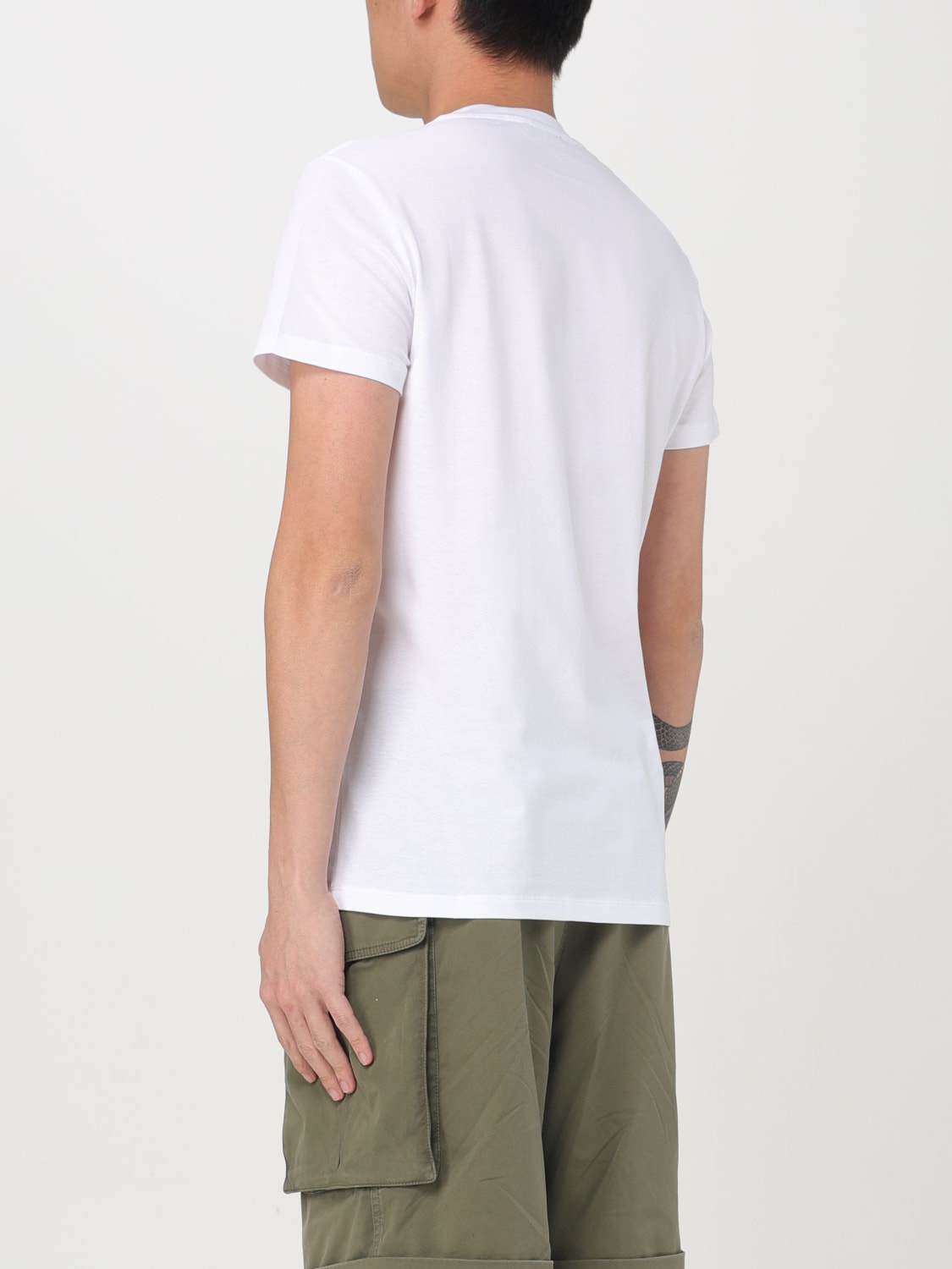 Tシャツ・カットソー BALMAIN Men T Shirts EH1EF000GD84 0HF White BALMAIN: T-shirt men - White | Balmain t-shirt EH1EF000GD84