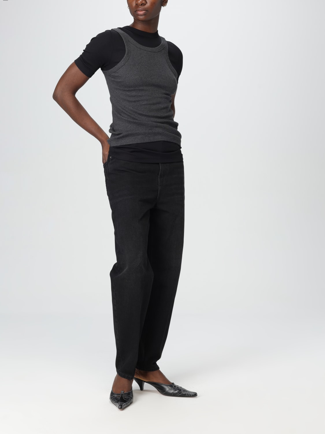 TOTEME JEANS: Jeans woman Toteme, Black - Img 2