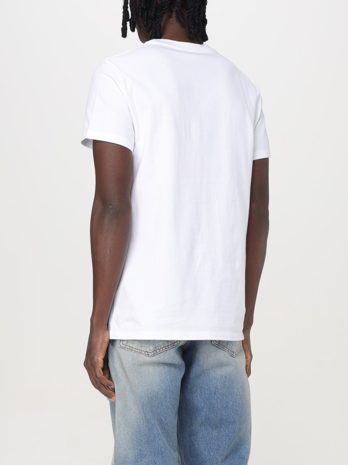 BALMAIN: T-shirt men - White | Balmain t-shirt EH1EF000BC91