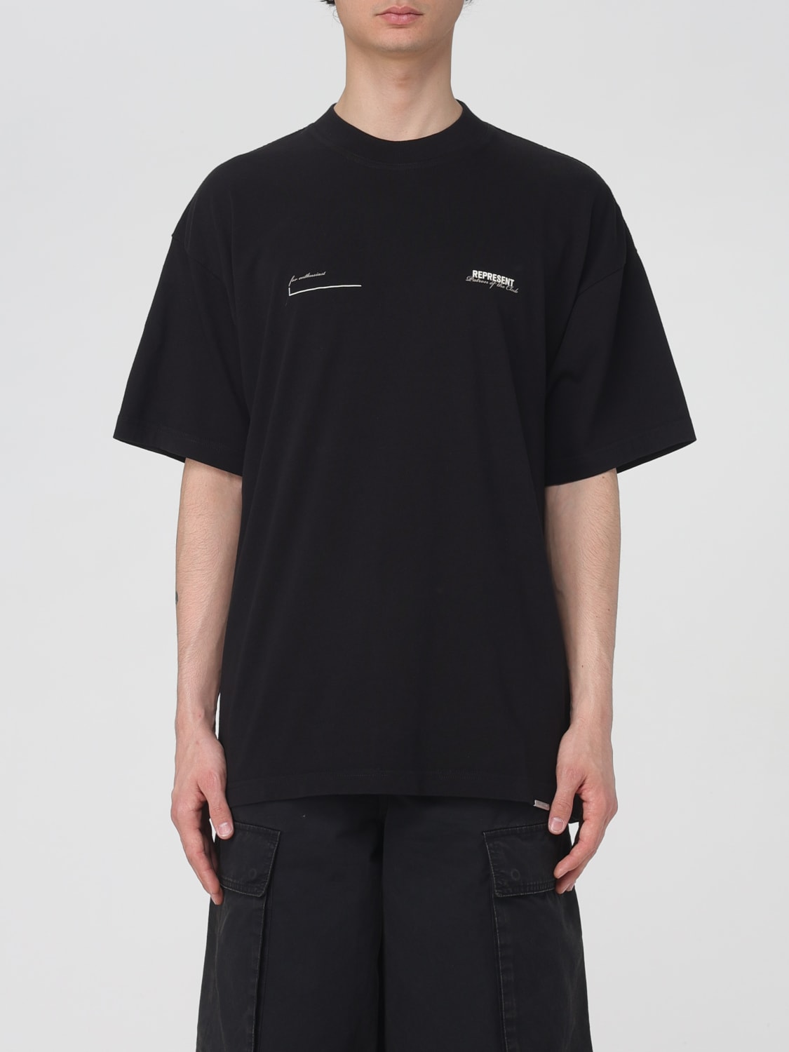 REPRESENT T-SHIRT: T-shirt men Represent, Black - Img 1