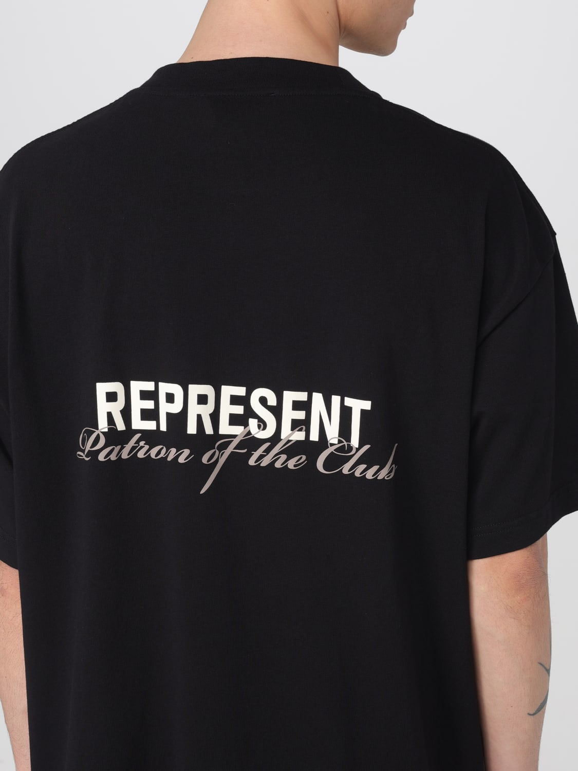 REPRESENT T-SHIRT: T-shirt men Represent, Black - Img 3