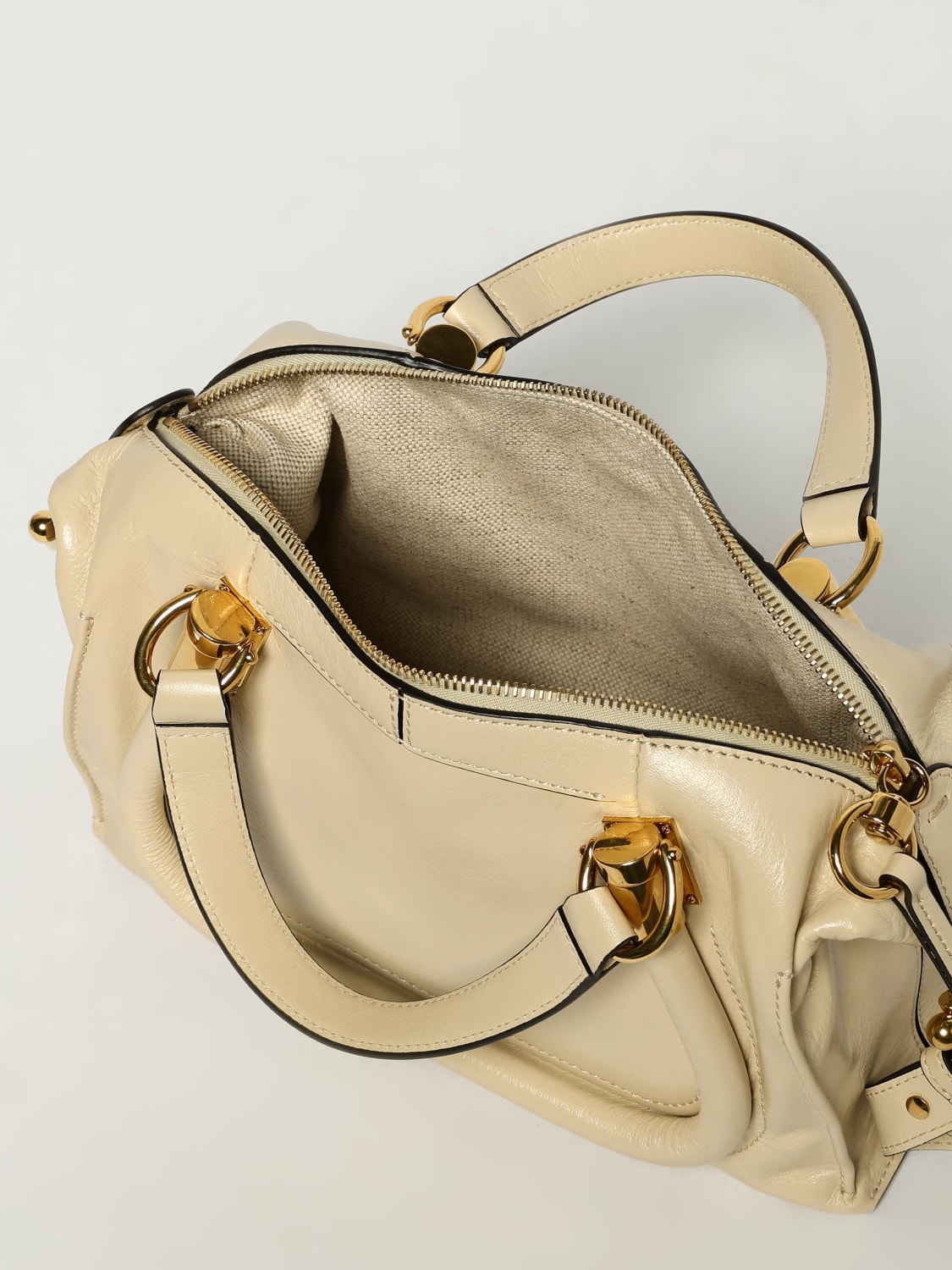 ハンドバッグ CHLOE Woman Handbag Beige CHC24AS751N82 24Q CHLOÉ: Shoulder bag woman - Beige | Chloé handbag