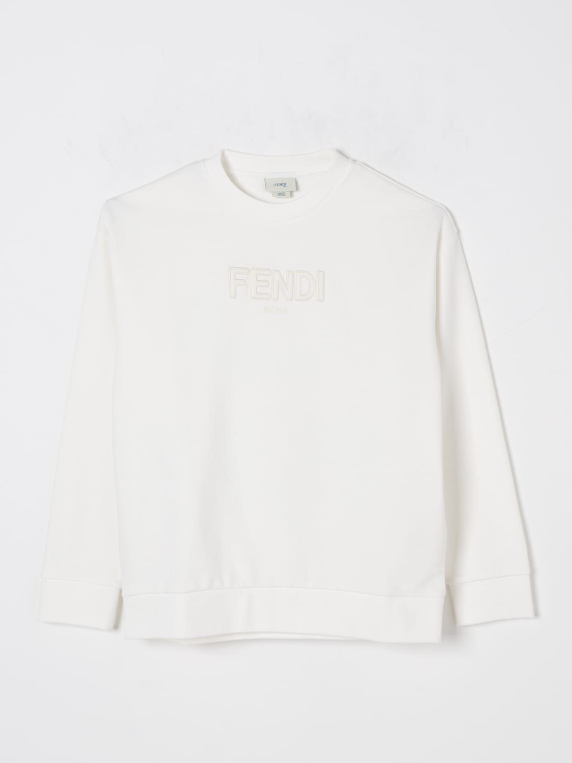 FENDI PULLOVER: Pullover kinder Fendi, Weiß - Img 1