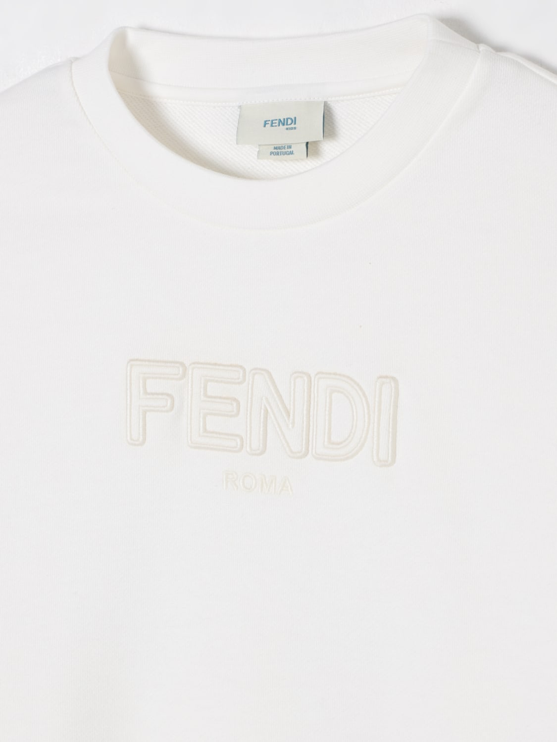 FENDI PULLOVER: Pullover kinder Fendi, Weiß - Img 3