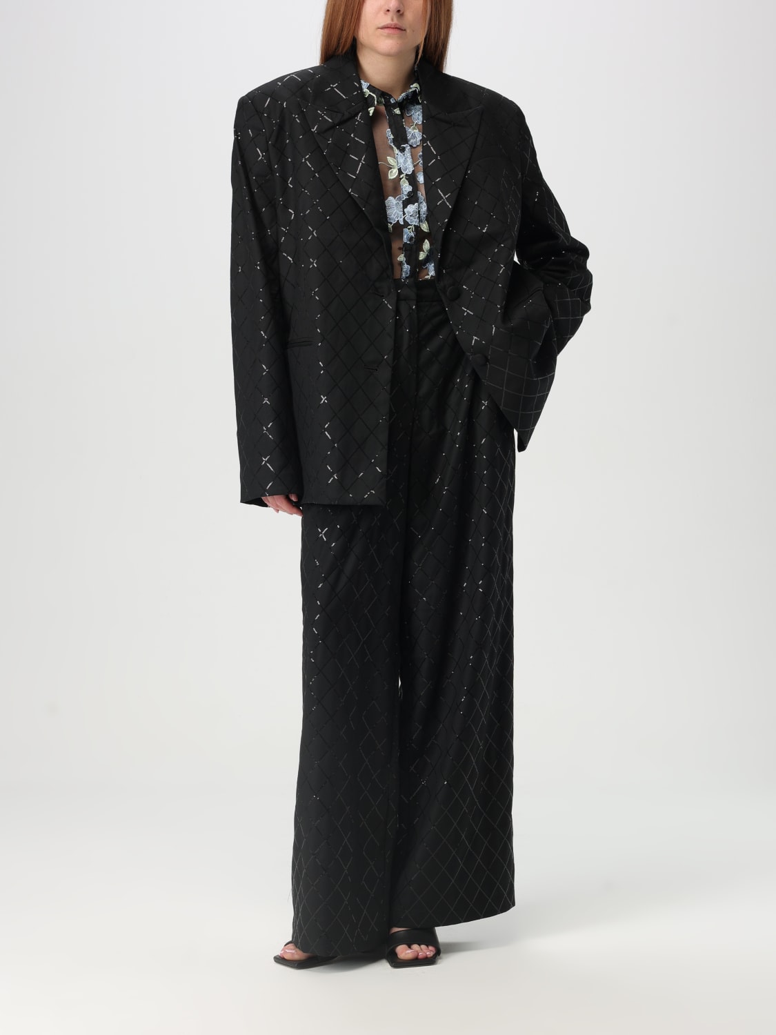 パンツ ROTATE Woman Pants Black 113326 100 ROTATE: Pants woman - Black | Rotate pants 113326 online at