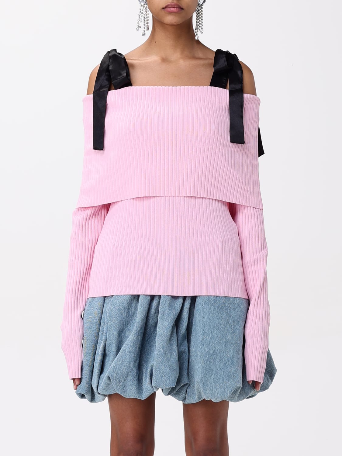 ROTATE: Sweater woman - Pink | Rotate top 113540 online at