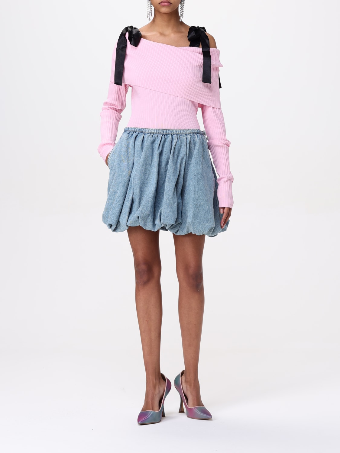 その他 ROTATE SS23 Rotate Sweaters Pink (1001151979 172435) Rotate Outlet: Sweater woman - Fuchsia | Rotate sweater