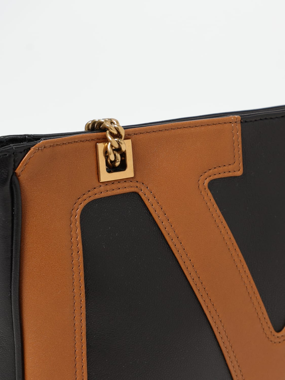 VALENTINO GARAVANI BORSA A TRACOLLA: Borsa Viva Superstar Valentino Garavani in pelle , Nero - Img 4