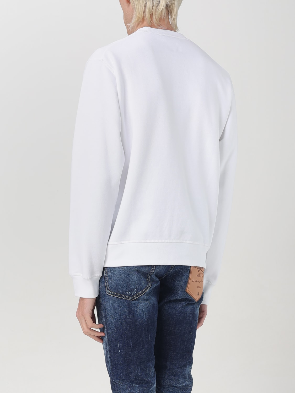DSQUARED2 SWEATSHIRT: Sweatshirt men Dsquared2, White - Img 3