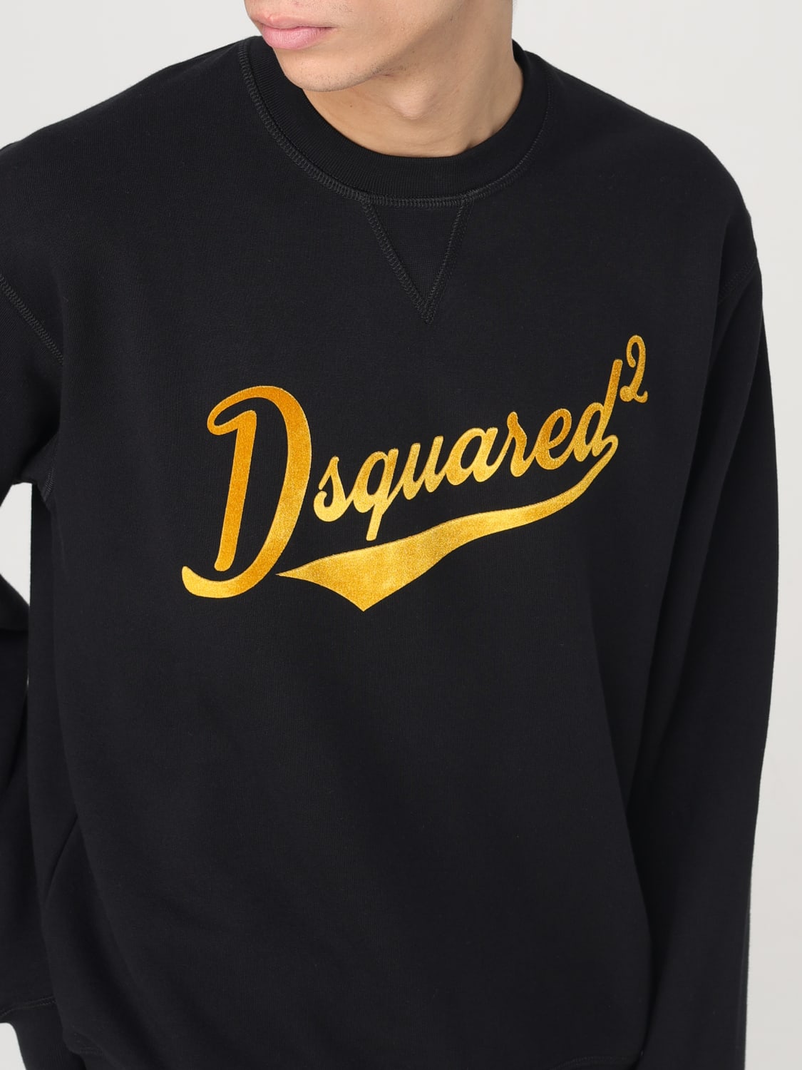 DSQUARED2 SWEATSHIRT: Sweatshirt men Dsquared2, Black - Img 3