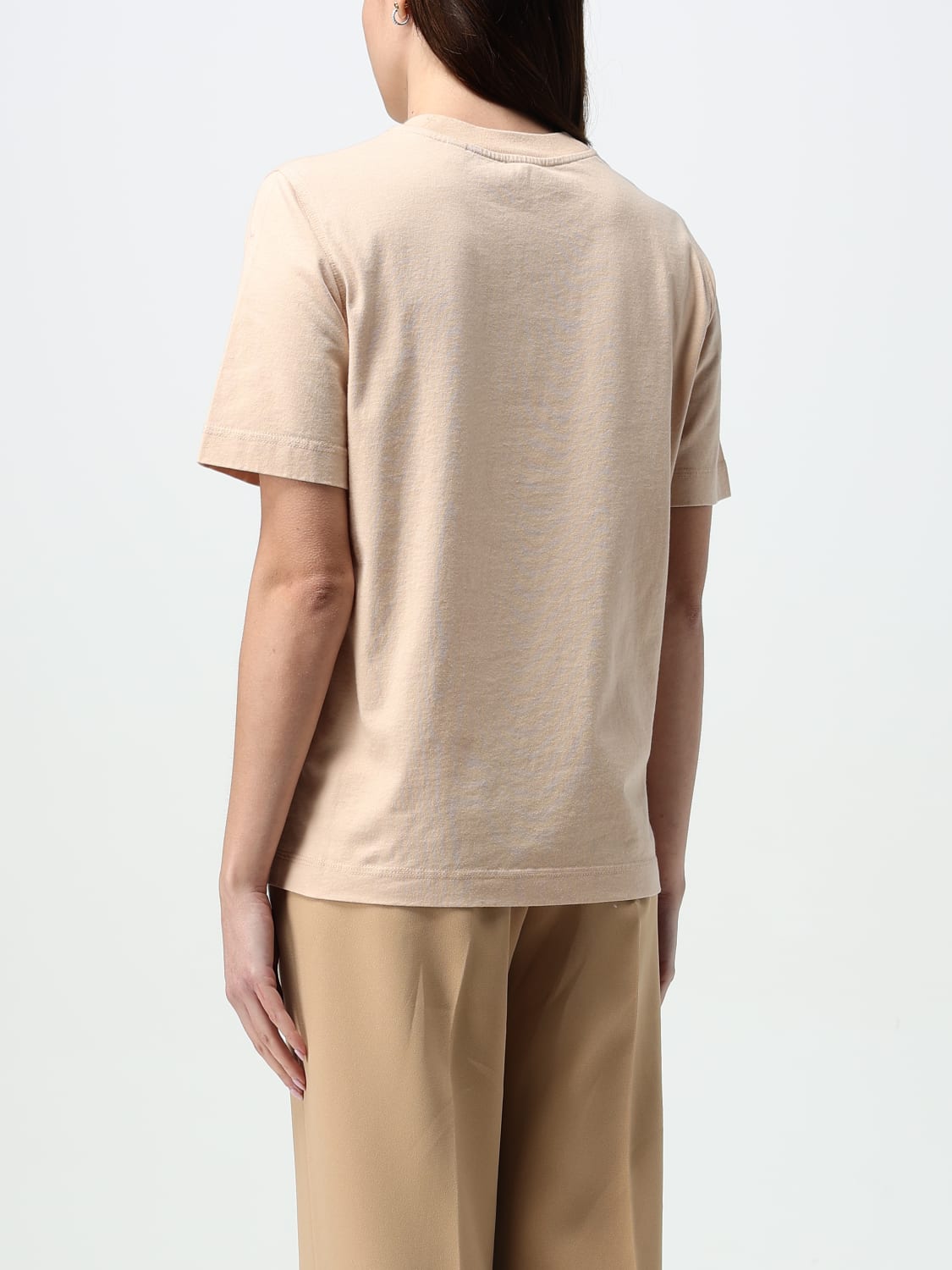 Tシャツ・カットソー BURBERRY Women Tunic Tops 8102402 C1789 Beige BURBERRY: T-shirt woman - Beige | Burberry t-shirt 8102402