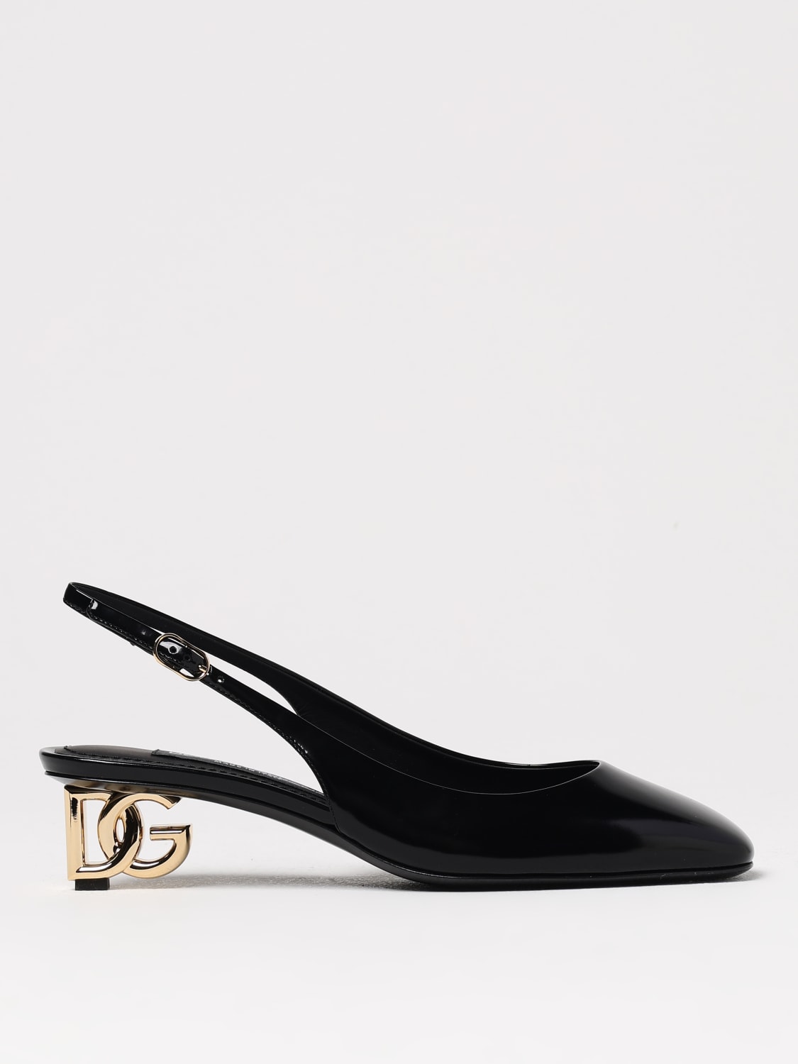 DOLCE & GABBANA DÉCOLLETÉ: Slingback Jackie Dolce & Gabbana in vernice , Nero - Img 1
