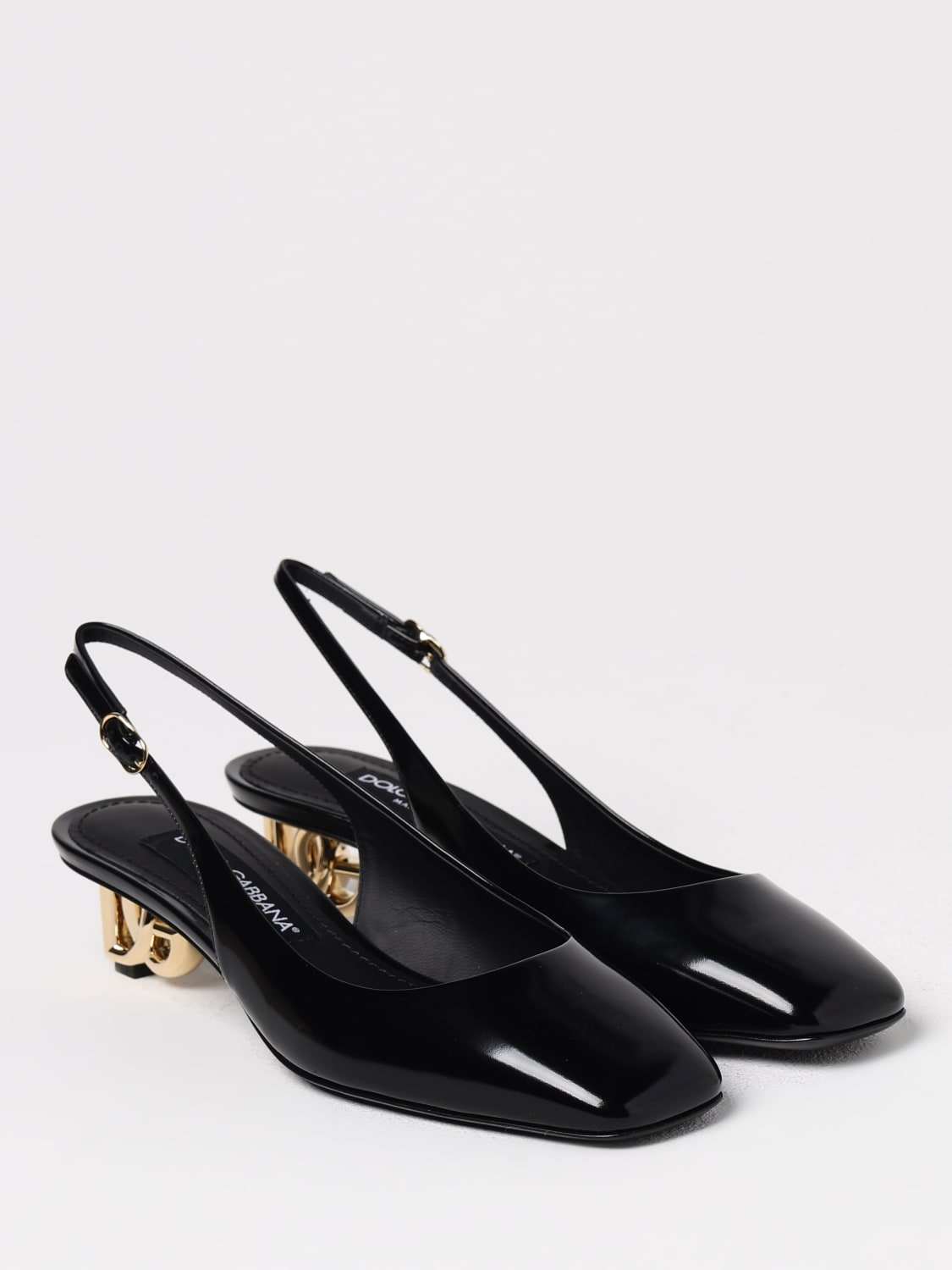 DOLCE & GABBANA DÉCOLLETÉ: Slingback Jackie Dolce & Gabbana in vernice , Nero - Img 2