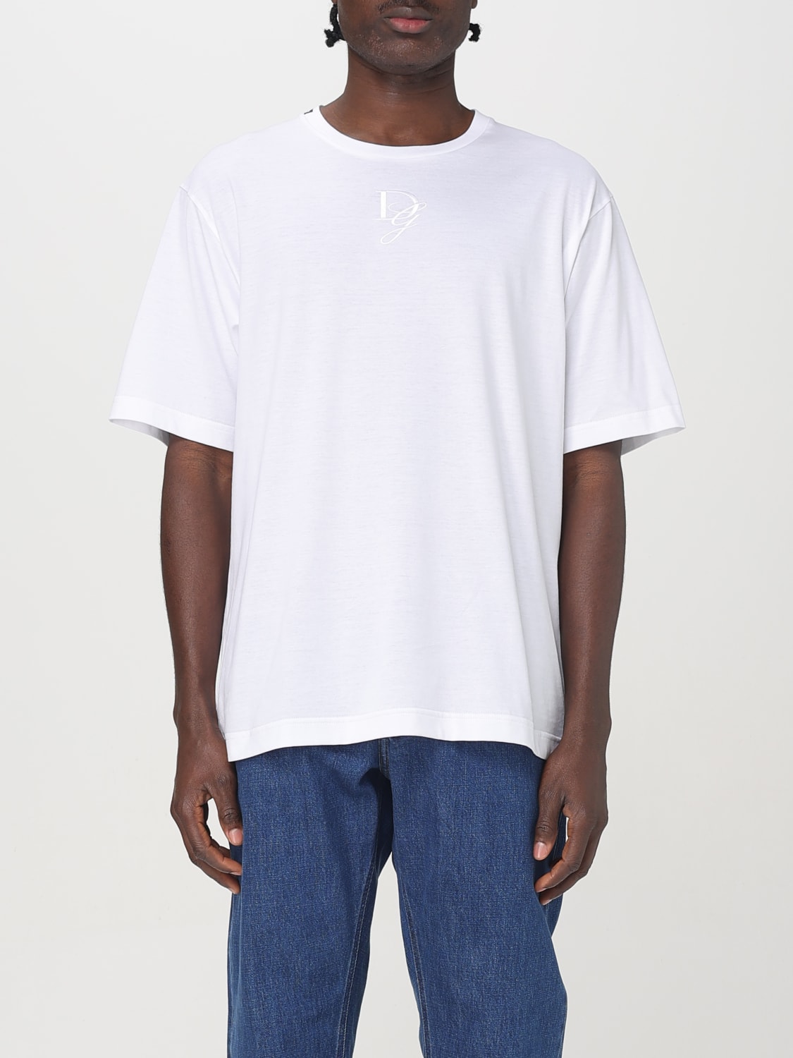 Tシャツ・カットソー DOLCE & GABBANA Men T-shirt White G8PN9ZG7O4E W0800 DOLCE & GABBANA: T-shirt men - White | Dolce & Gabbana t