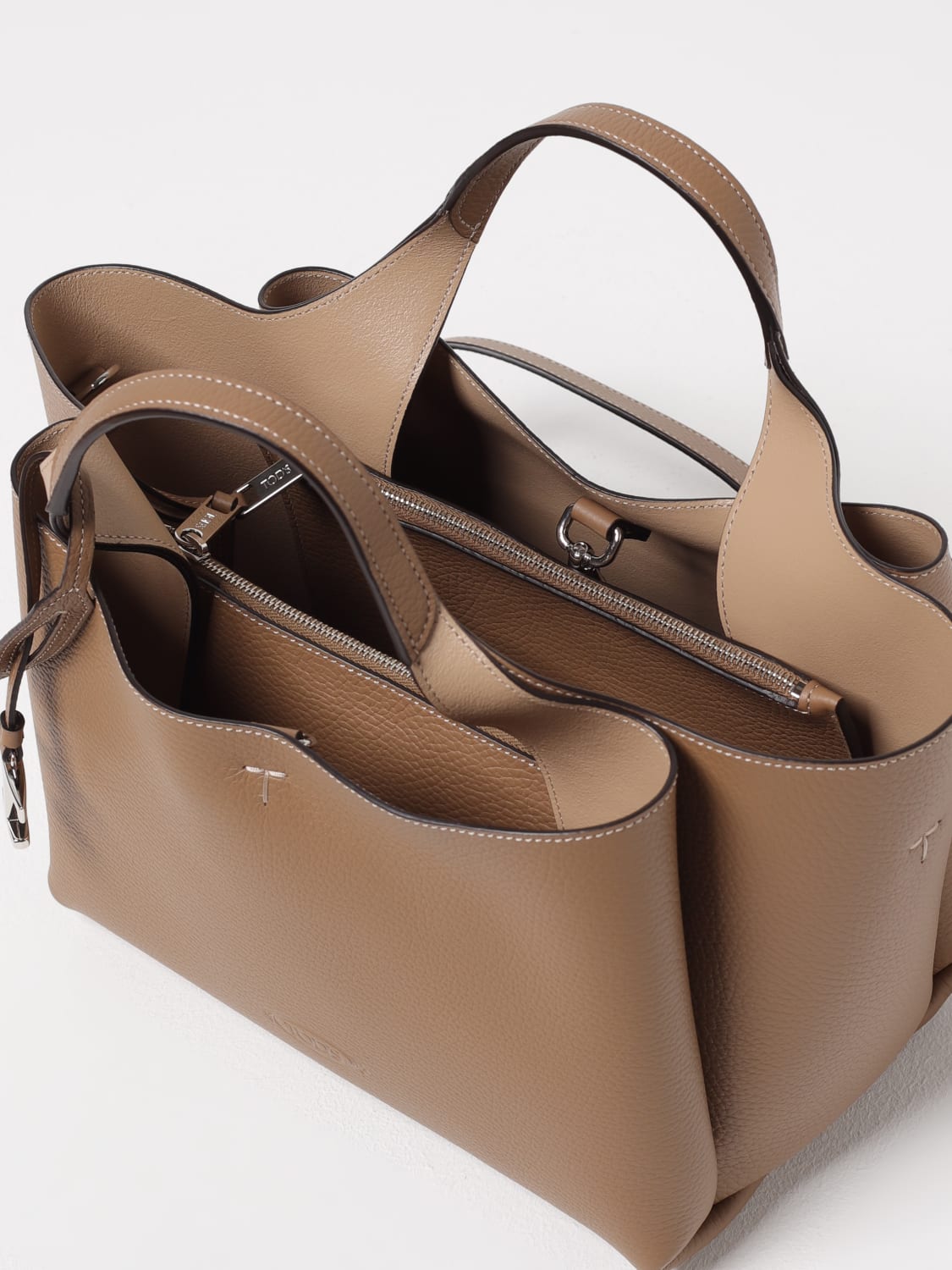 TOD'S: Handbag woman - Beige | Tod's handbag XBWAPAFL100QRI