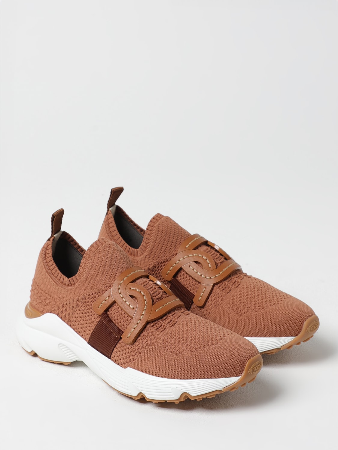 TOD'S SNEAKERS: Sneakers woman Tod's, Camel - Img 2