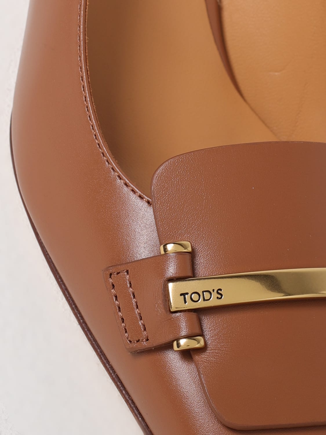 TOD'S PUMP: Pumps woman Tod's, Brown - Img 4