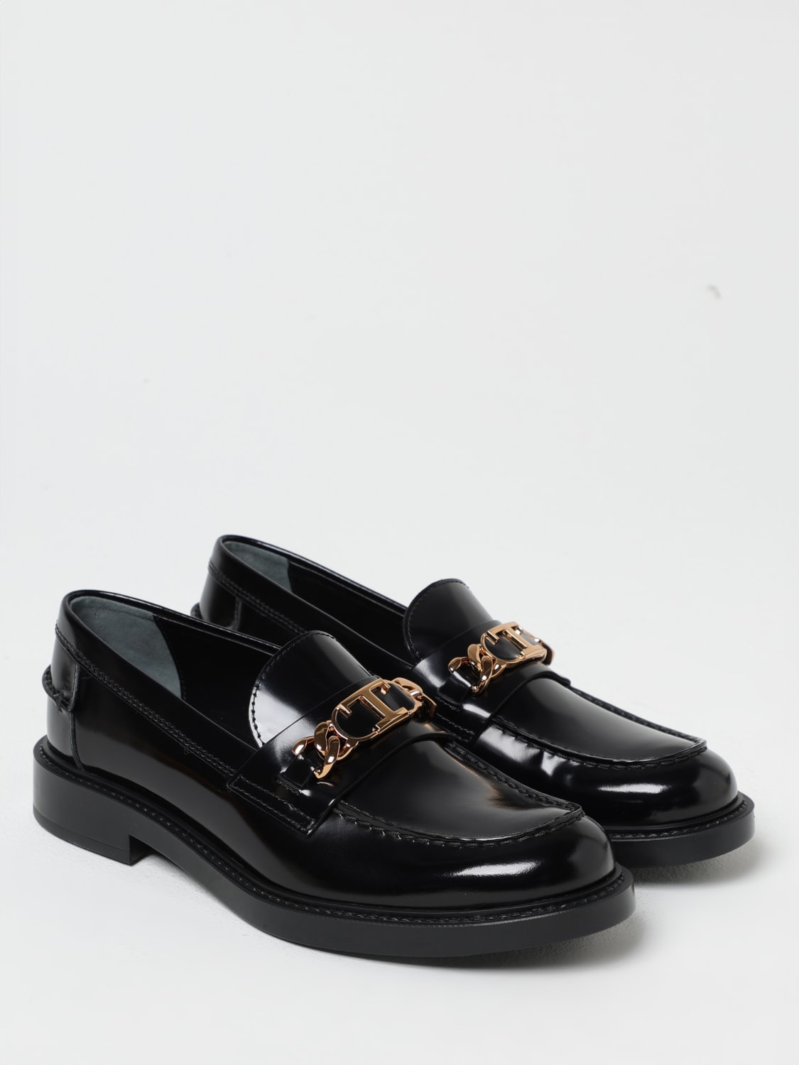 TOD'S MOCASSINI: Mocassino Tod's in pelle spazzolata , Nero - Img 2