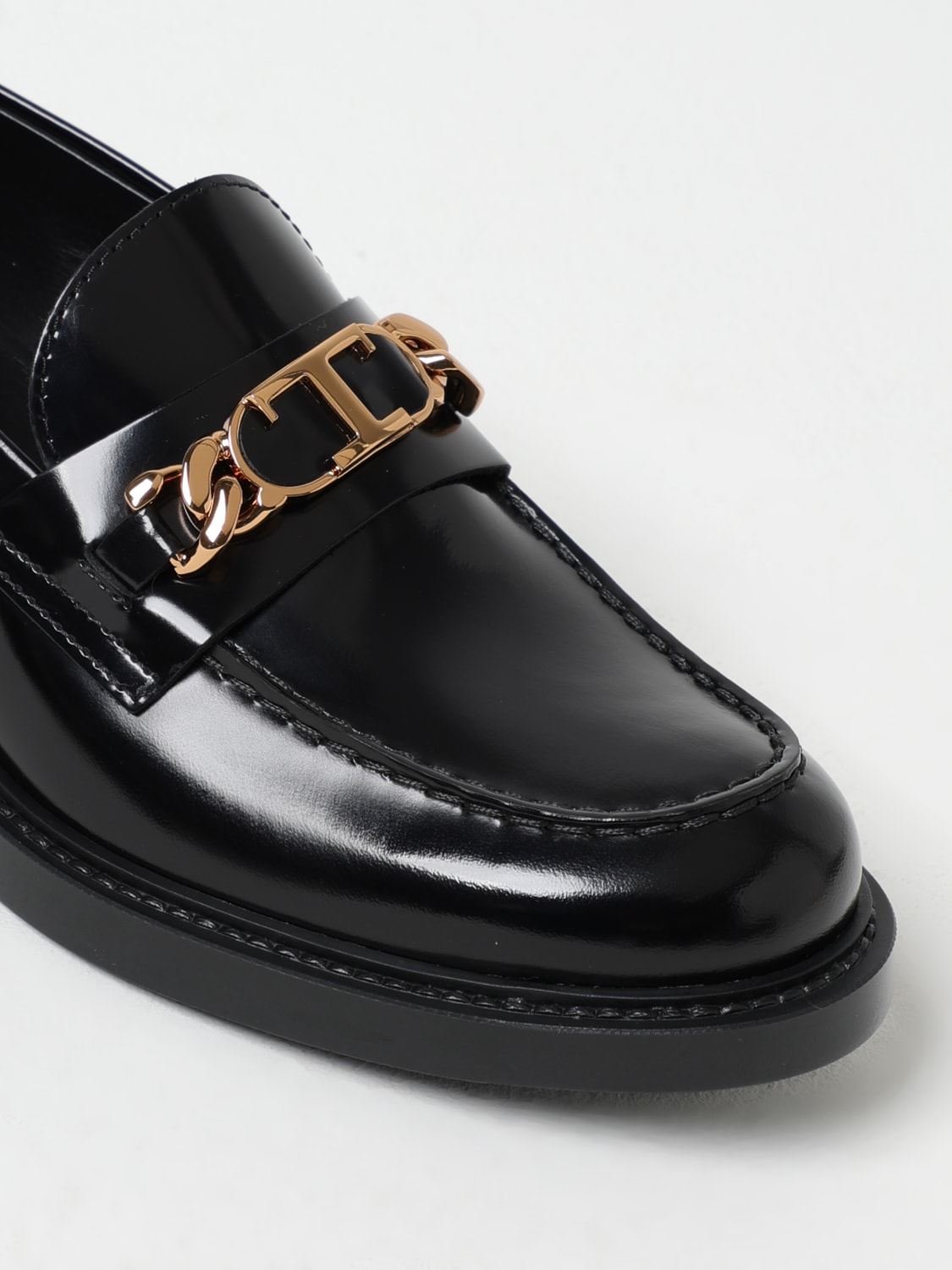 TOD'S MOCASSINI: Mocassino Tod's in pelle spazzolata , Nero - Img 4