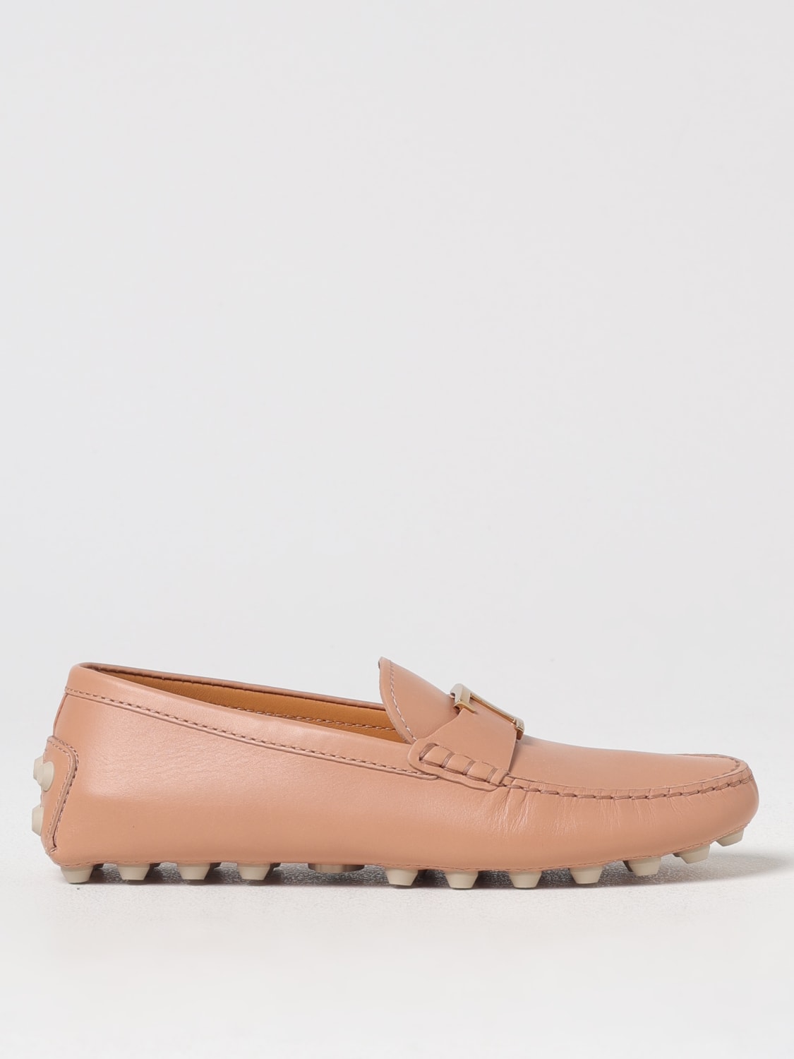 TOD'S MOCASSINI: Mocassino Driver T Timeless Tod's in pelle , Beige - Img 1