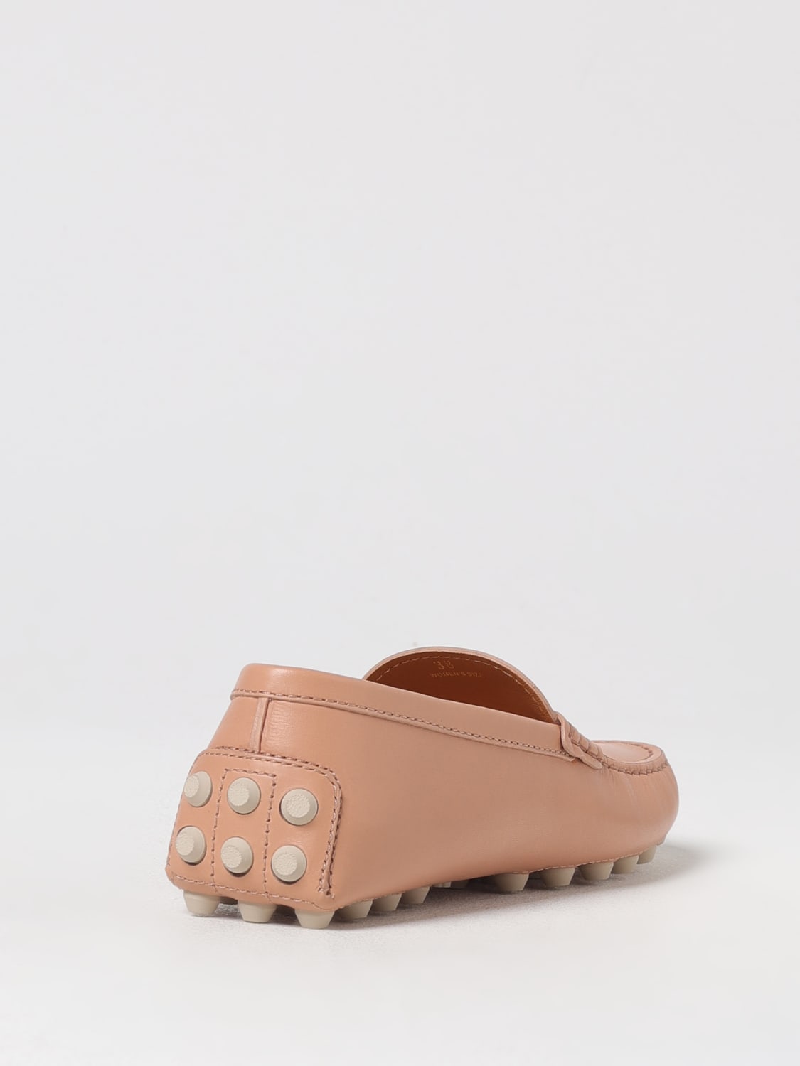 TOD'S MOCASSINI: Mocassino Driver T Timeless Tod's in pelle , Beige - Img 3