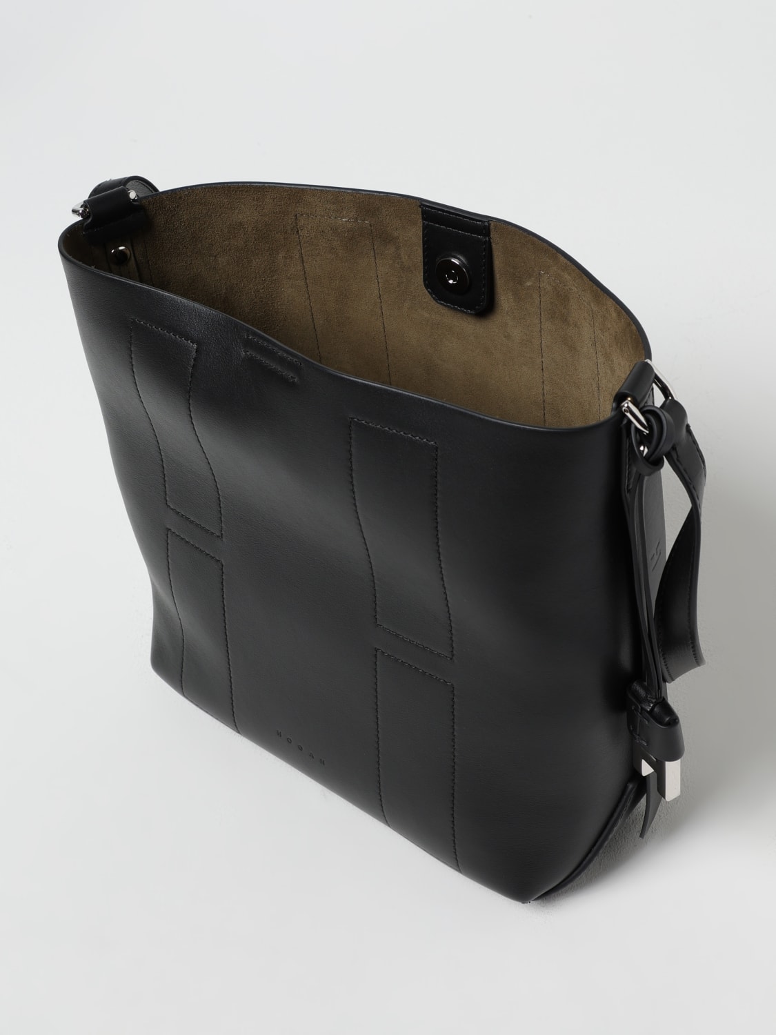 HOGAN SCHULTERTASCHE: Umhängetasche damen Hogan, Schwarz - Img 4