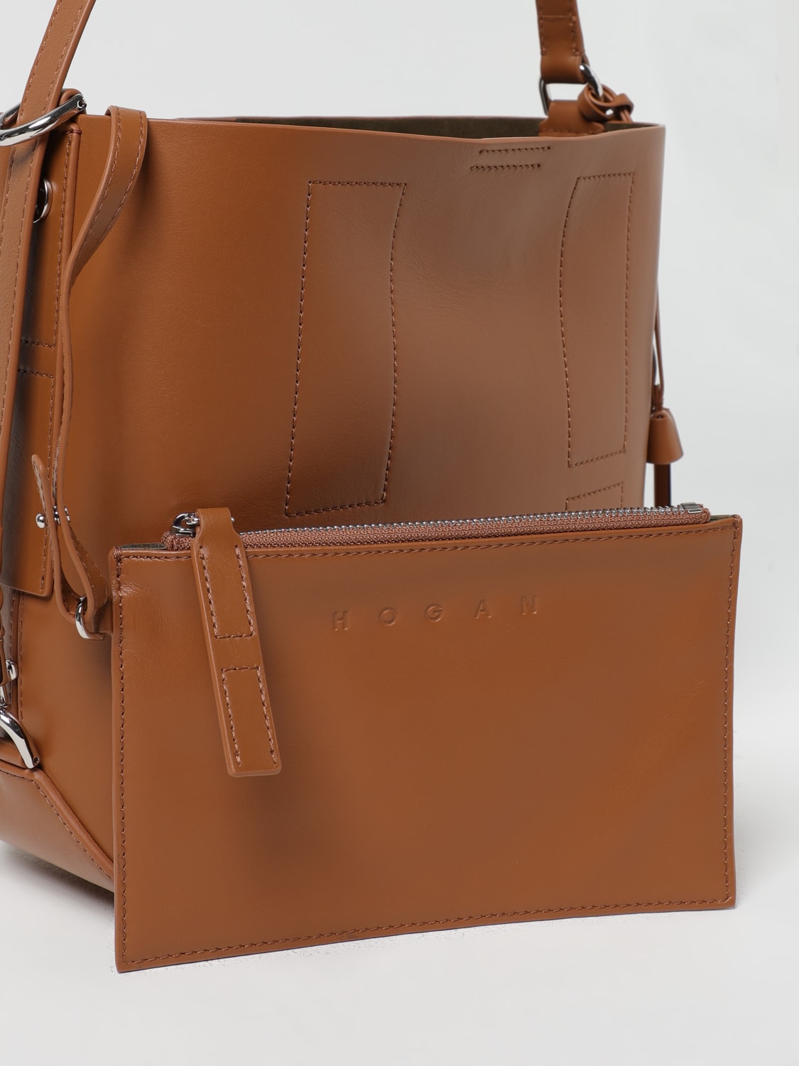 ショルダーバッグ・ポシェット HOGAN Women Shoulder Bags KBW01RS0300TZP BROWN Shopping Bag BROWN for Woman KBW01RA0200TH1PZS003 | Hogan
