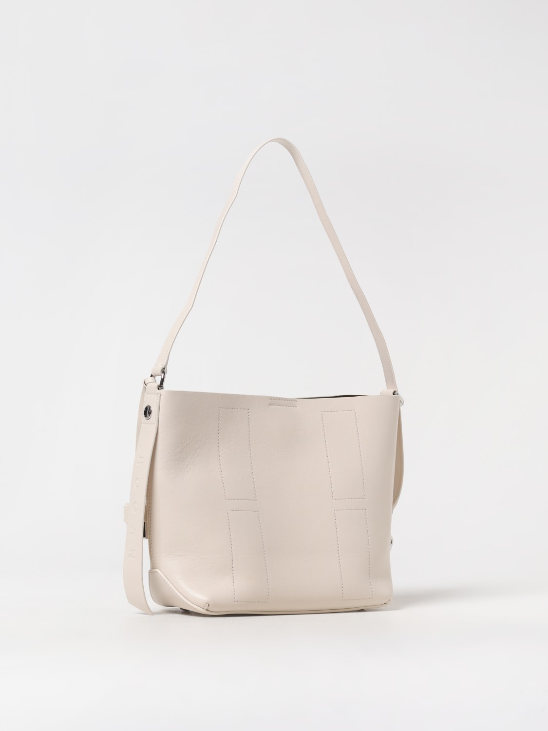 HOGAN SCHULTERTASCHE: Umhängetasche damen Hogan, Ivory - Img 2