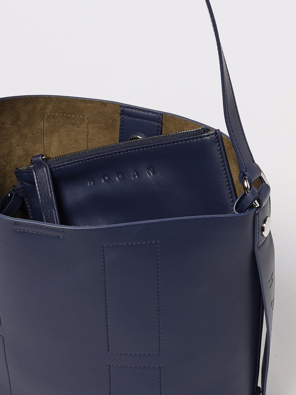 HOGAN BOLSO DE HOMBRO: Bandolera mujer Hogan, Índigo - Img 3