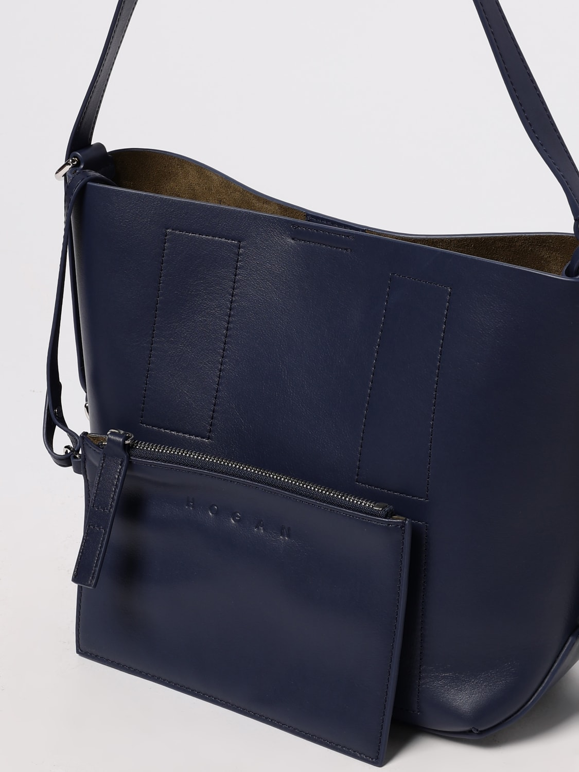 HOGAN BOLSO DE HOMBRO: Bandolera mujer Hogan, Índigo - Img 4