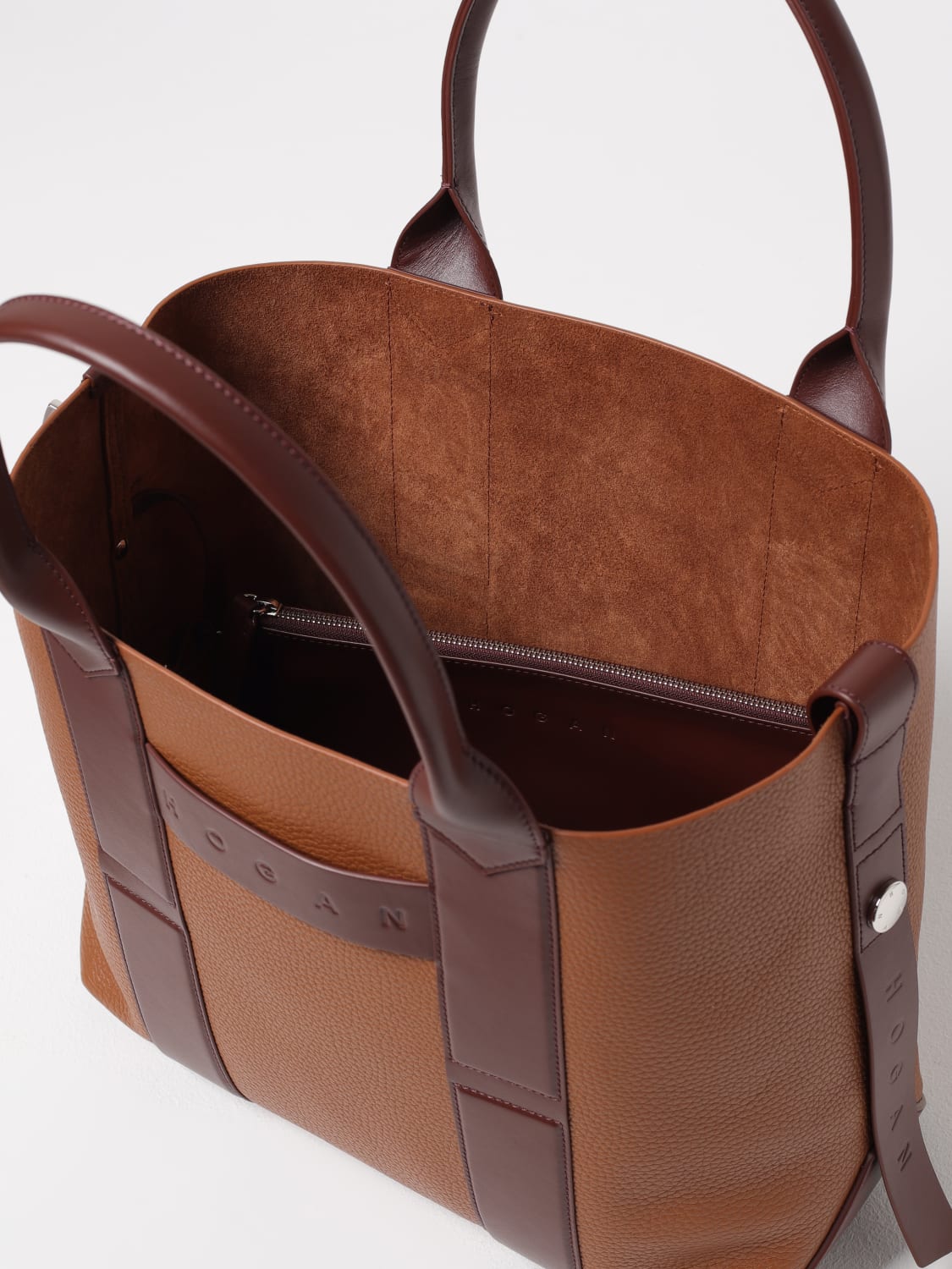 HOGAN: Crossbody bags woman - Brown | Hogan handbag