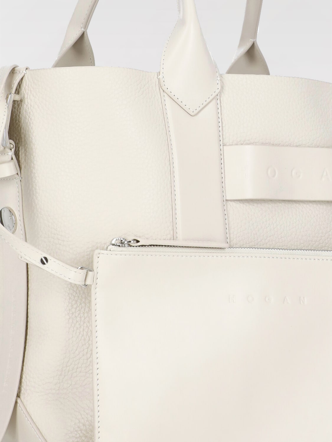 HOGAN: Crossbody bags woman - Ivory | Hogan handbag