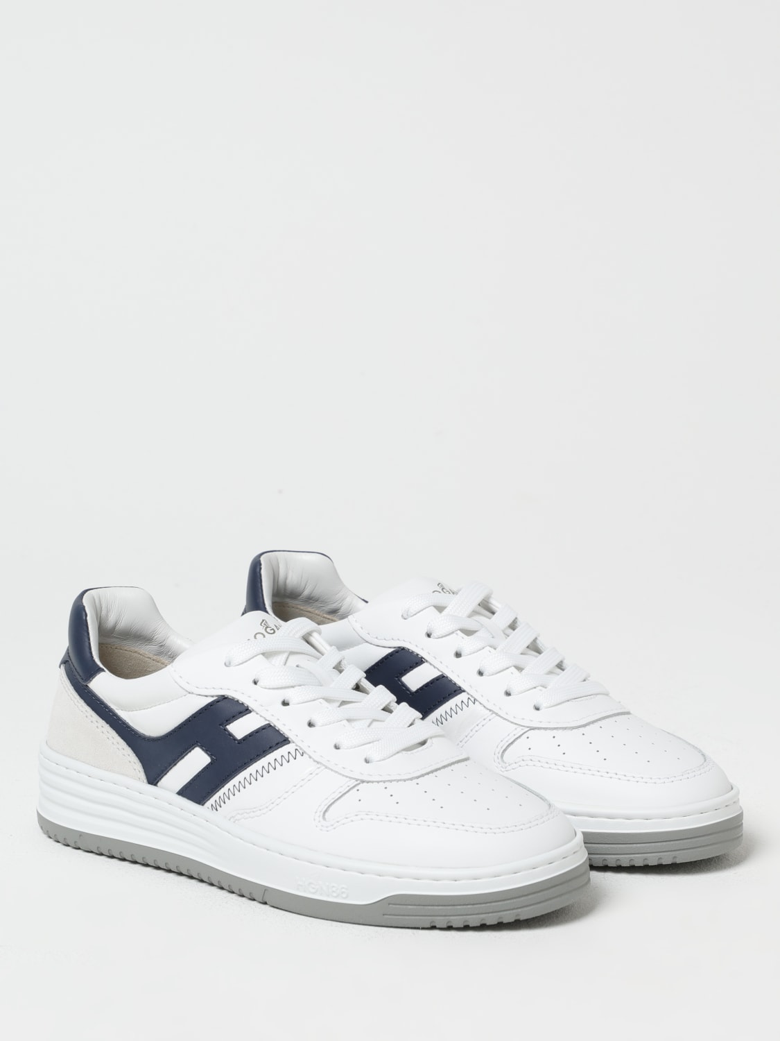 スニーカー HOGAN Men Sneakers HXM6300EU50R370001 White Sneakers Hogan H630 IVORY, BLUE for Man HXM6300EU50ODZ4M743L