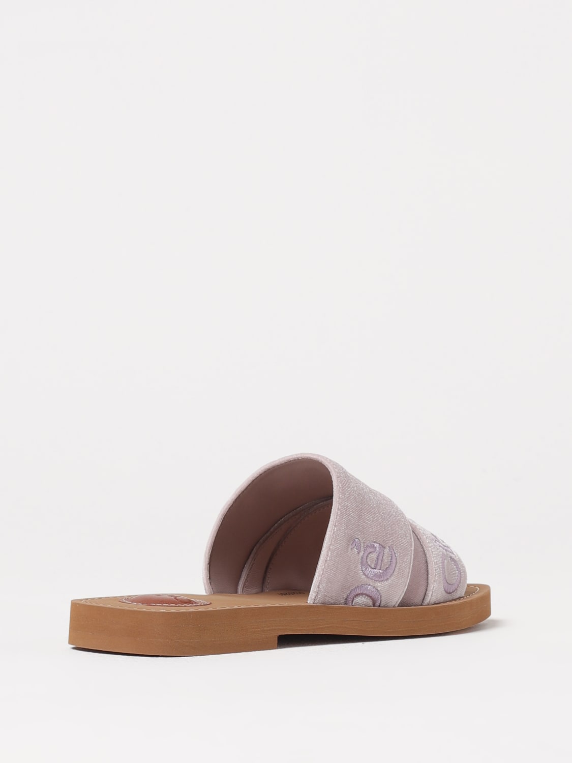 シューズ・サンダルその他 CHLOE Woman Flat sandals Violet CHC25S188QQ 6K5 CHLOÉ: Flat sandals woman - Violet | Chloé flat sandals