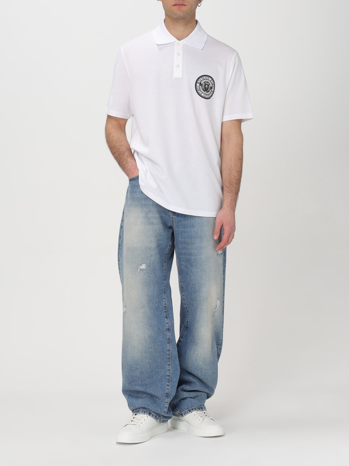 BALMAIN：Tシャツ メンズ - ホワイト | GIGLIO.COMオンラインの