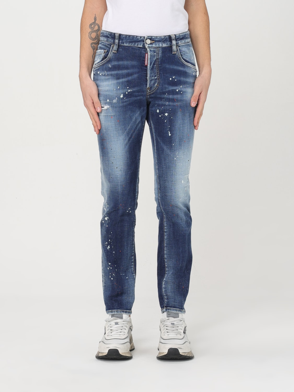 【関税送料込み】DSQUARED2 DENIM JEANS S74LB1556S30664470 Dsquared2 - Cool Girl cropped jeans Denim - The Corner