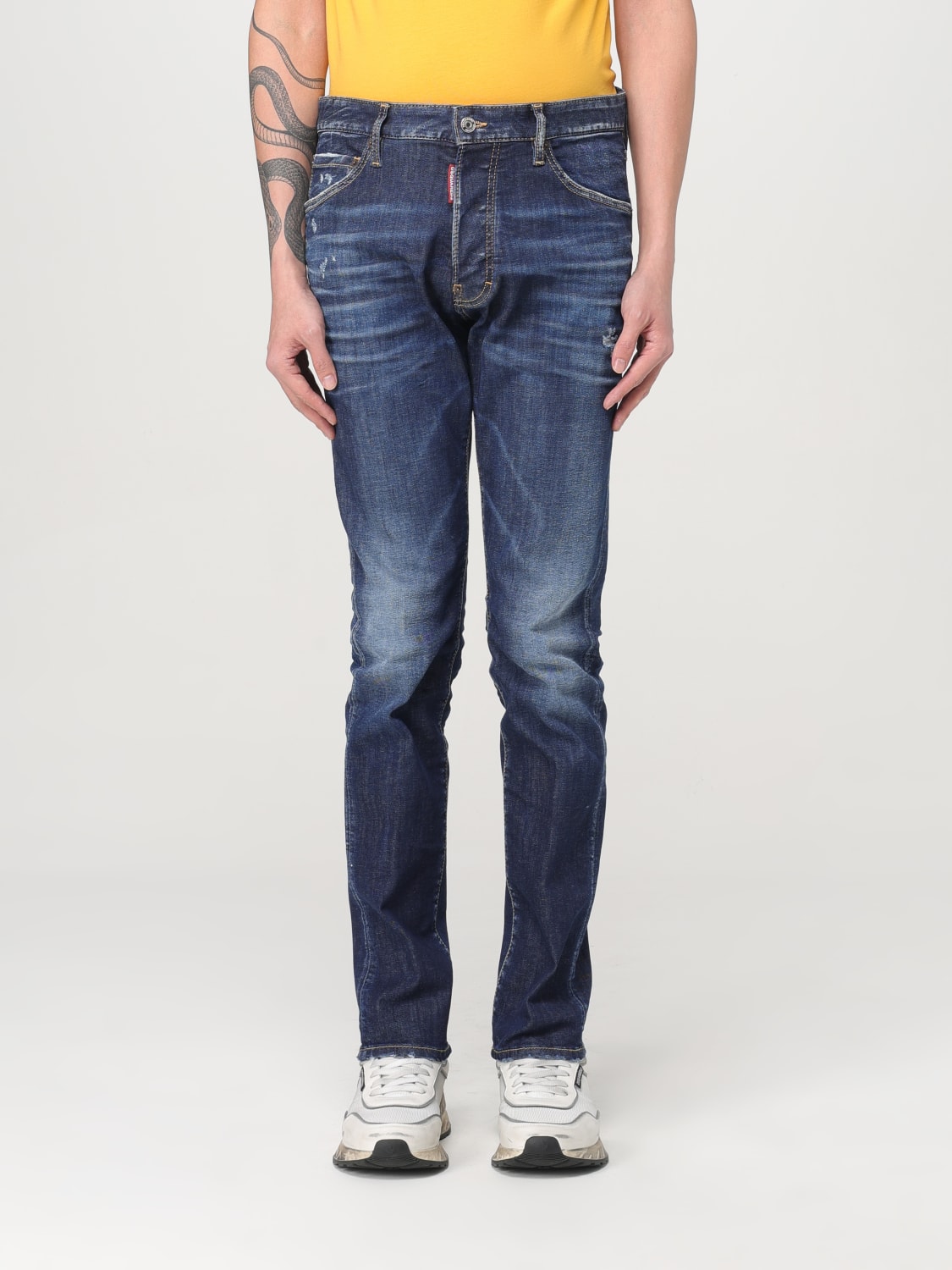 DSQUARED2 JEANS: Jeans hombre Dsquared2, Azul Oscuro - Img 1