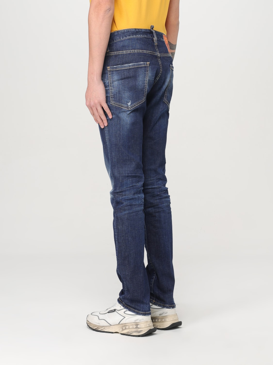DSQUARED2 JEANS: Jeans hombre Dsquared2, Azul Oscuro - Img 2